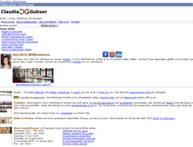 Tablet Screenshot of claudia-gubser.ch